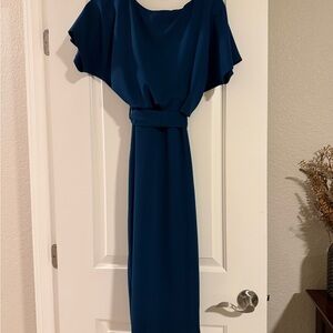 Kensie Teal Midi Dress